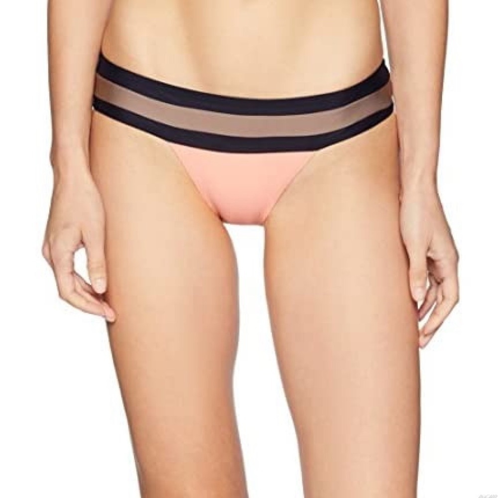 Pilyq Banded Color Block Full Bikini Bottom